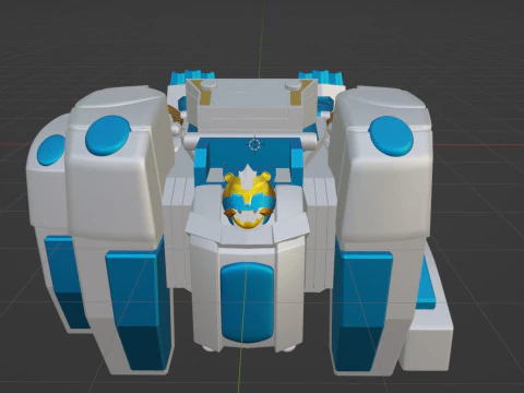 GoodeBurn - No1 Sentai Gozyuger 3D Model