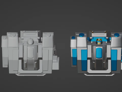 GoodeBurn - No1 Sentai Gozyuger 3D Model