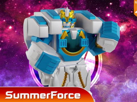GoodeBurn Robo - No1 Sentai Gozyuger 3D Model