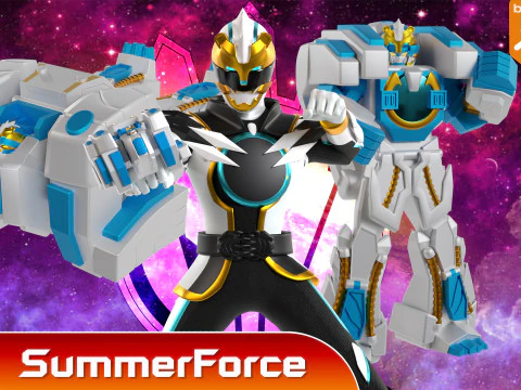 GoodeBurn Robo - No1 Sentai Gozyuger 3D Model