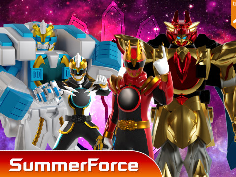 GoodeBurn Robo - No1 Sentai Gozyuger 3D Модель