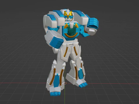 GoodeBurn Robo - No1 Sentai Gozyuger 3D Model