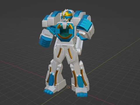 GoodeBurn Robo - No1 Sentai Gozyuger 3D Модель