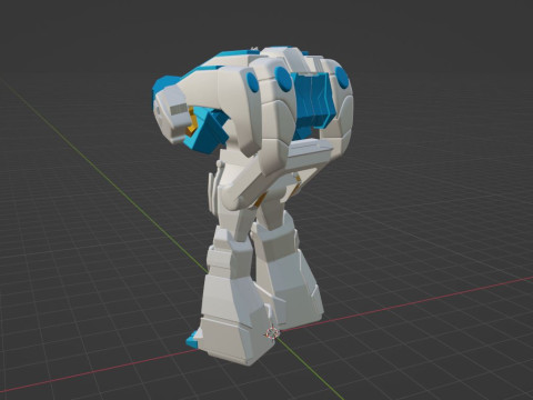 GoodeBurn Robo - No1 Sentai Gozyuger 3D Модель