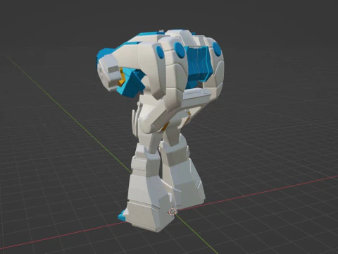 GoodeBurn Robo - No1 Sentai Gozyuger 3D Model