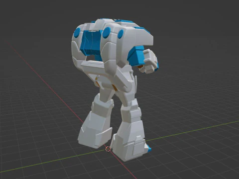 GoodeBurn Robo - No1 Sentai Gozyuger 3D Model
