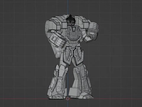 GoodeBurn Robo - No1 Sentai Gozyuger 3D Model