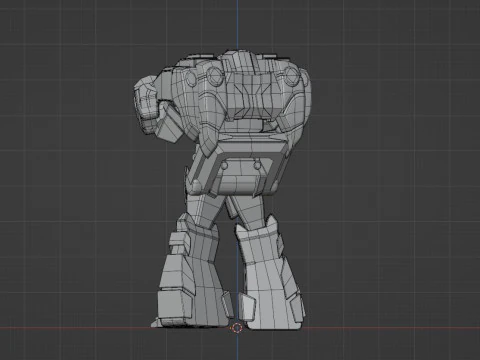 GoodeBurn Robo - No1 Sentai Gozyuger 3D Model