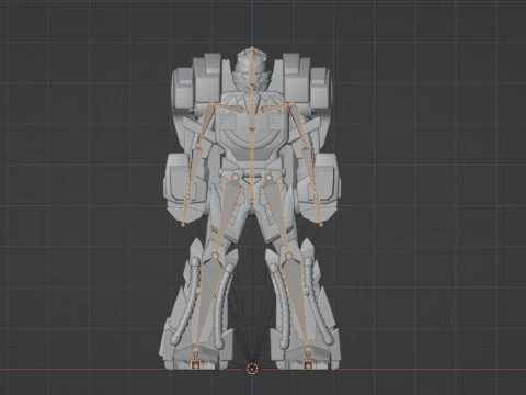 GoodeBurn Robo - No1 Sentai Gozyuger 3D Model