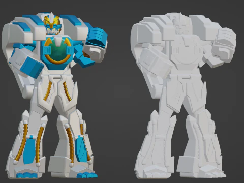 GoodeBurn Robo - No1 Sentai Gozyuger 3D Model