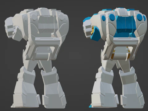 GoodeBurn Robo - No1 Sentai Gozyuger 3D Model