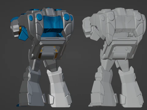 GoodeBurn Robo - No1 Sentai Gozyuger 3D Model