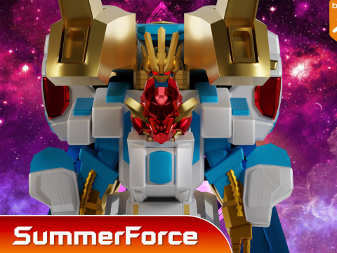 TegaSword WhiteBurn - No1 Sentai Gozyuger 3D Model