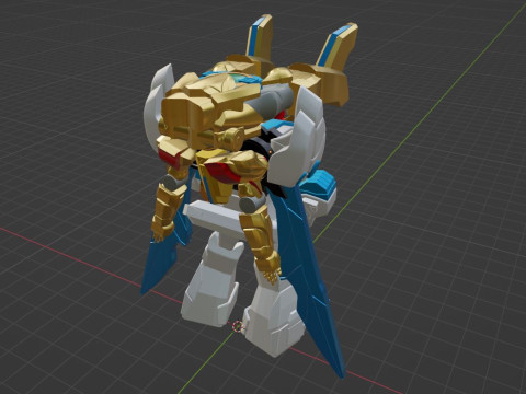 TegaSword WhiteBurn - No1 Sentai Gozyuger 3D Model