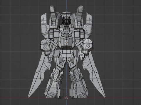 TegaSword WhiteBurn - No1 Sentai Gozyuger 3D Model