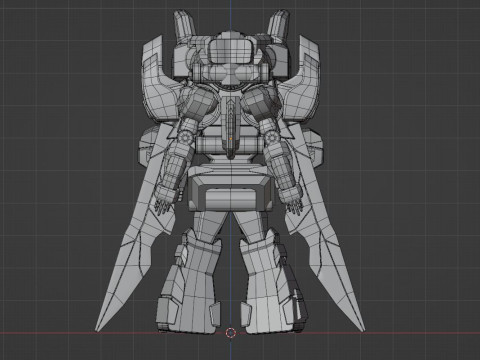TegaSword WhiteBurn - No1 Sentai Gozyuger 3D Model