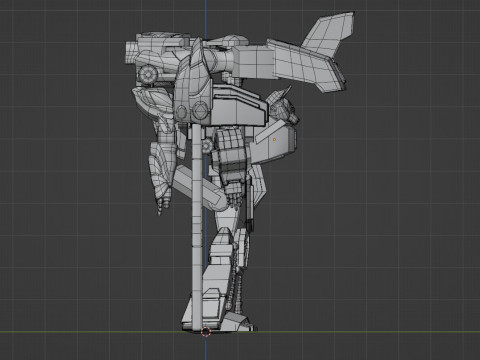 TegaSword WhiteBurn - No1 Sentai Gozyuger 3D Model