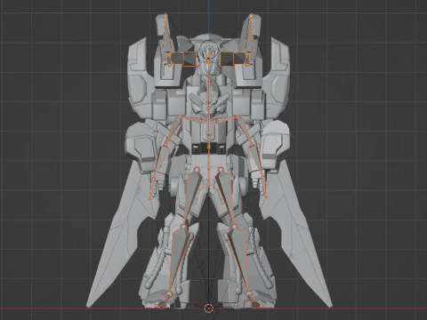 TegaSword WhiteBurn - No1 Sentai Gozyuger 3D Model