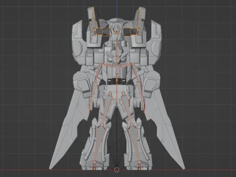 TegaSword WhiteBurn - No1 Sentai Gozyuger 3D Model