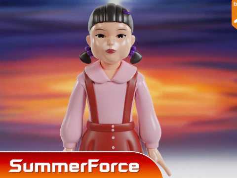 英熙 - 鱿鱼游戏 3D 模型