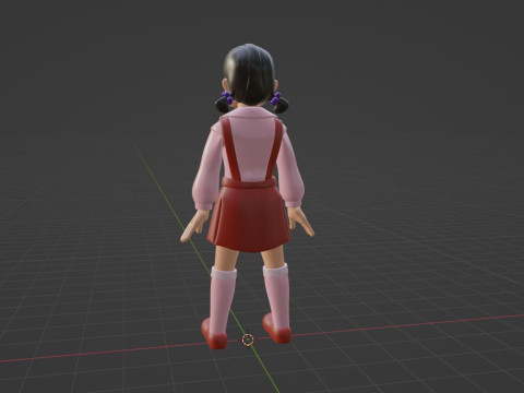 Young hee - Squid Game 3D Модель