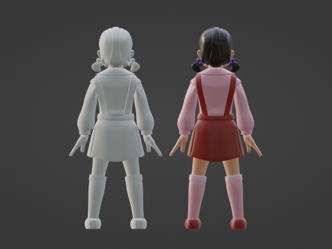 Young hee - Squid Game 3D Модель