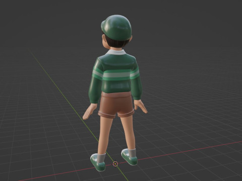 Cheol su - Squid Game 3D Model