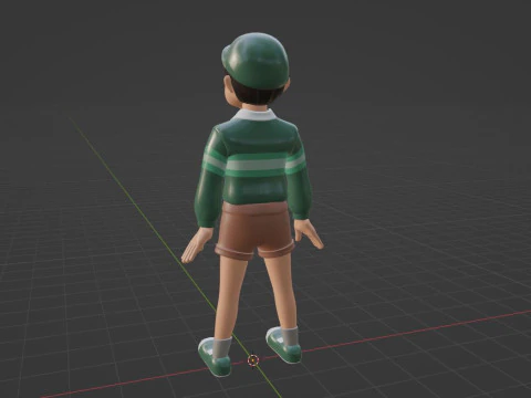 Cheol su - Squid Game 3D Model