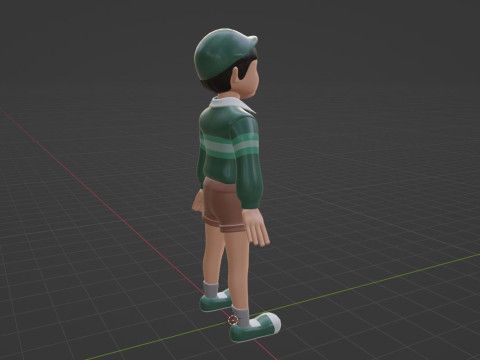 Cheol su - Squid Game 3D Model
