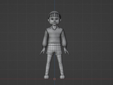 Cheol su - Squid Game 3D Model