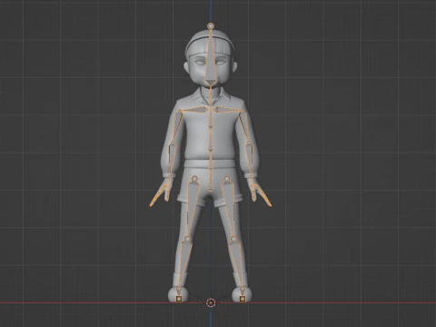 Cheol su - Squid Game 3D Model