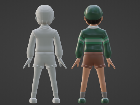 Cheol su - Squid Game 3D Model