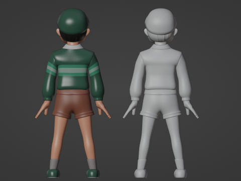 Cheol su - Squid Game 3D Model