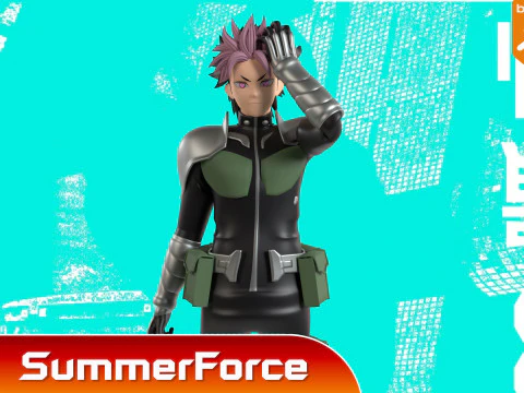 Gen Narumi - Kaiju no8 3D Model