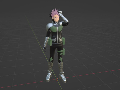 Gen Narumi - Kaiju no8 Modelo 3D