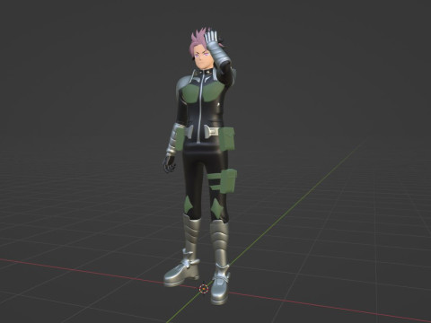 Gen Narumi - Kaiju no8 Modelo 3D