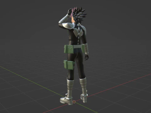 Gen Narumi - Kaiju no8 3D Model