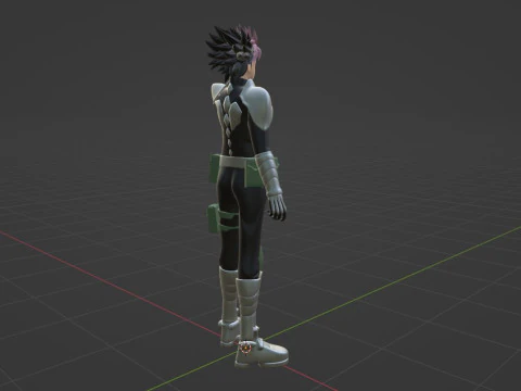 Gen Narumi - Kaiju no8 3D Model