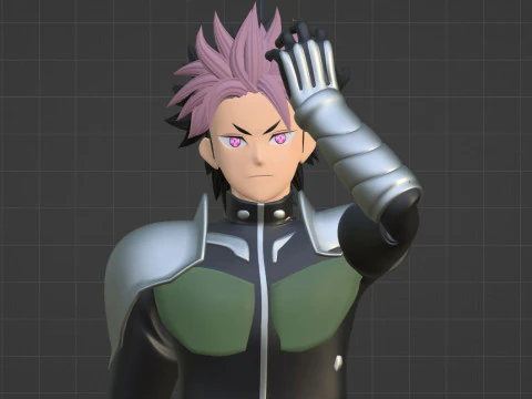 Gen Narumi - Kaiju no8 3D Model