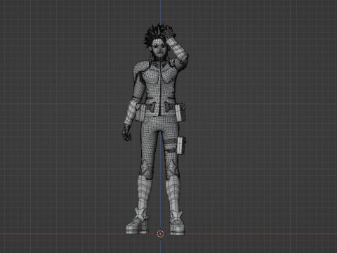 Gen Narumi - Kaiju no8 Modelo 3D