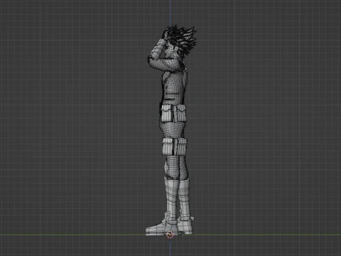 Gen Narumi - Kaiju no8 3D Model