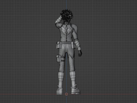 Gen Narumi - Kaiju no8 Modelo 3D