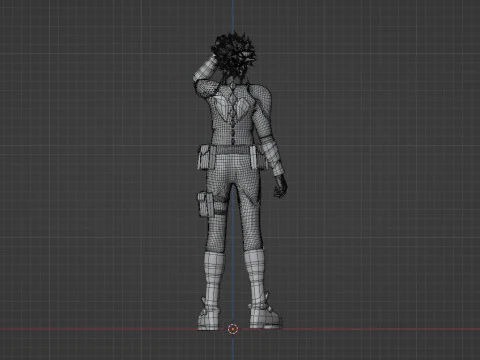 Gen Narumi - Kaiju no8 3D Model