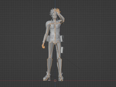 Gen Narumi - Kaiju no8 Modelo 3D