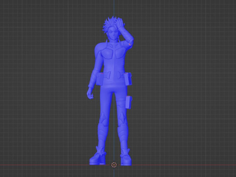 Gen Narumi - Kaiju no8 Modelo 3D