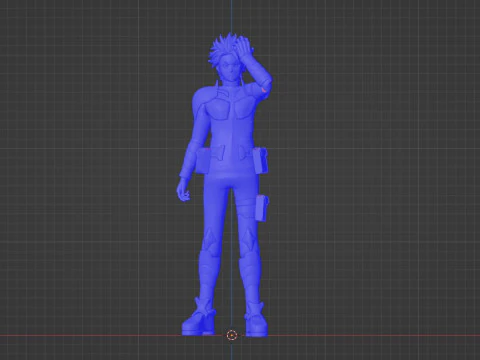 Gen Narumi - Kaiju no8 3D Model
