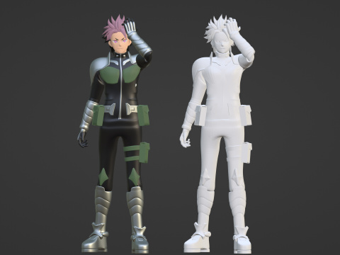 Gen Narumi - Kaiju no8 Modelo 3D