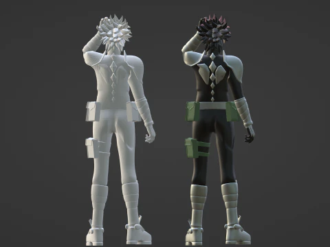 Gen Narumi - Kaiju no8 3D Model