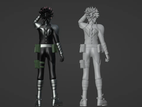 Gen Narumi - Kaiju no8 3D Model