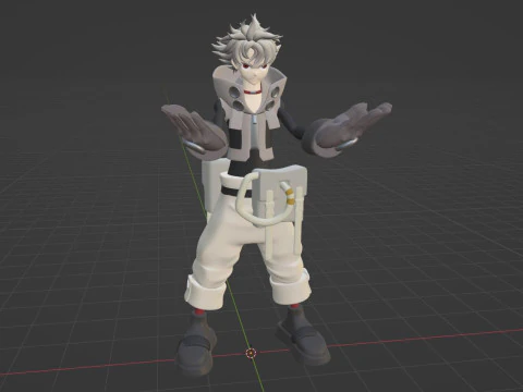 Rudo Surebrec - Gachiakuta 3D Model